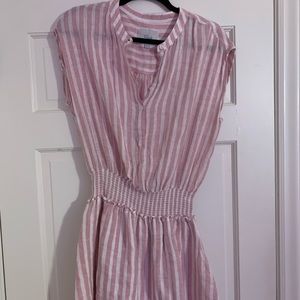 Rails Pink & White Stripe Dress
